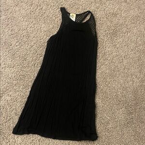 Swim beach pool coverup, black dress